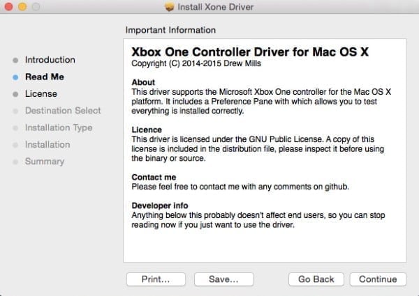 xbox controller driver mac